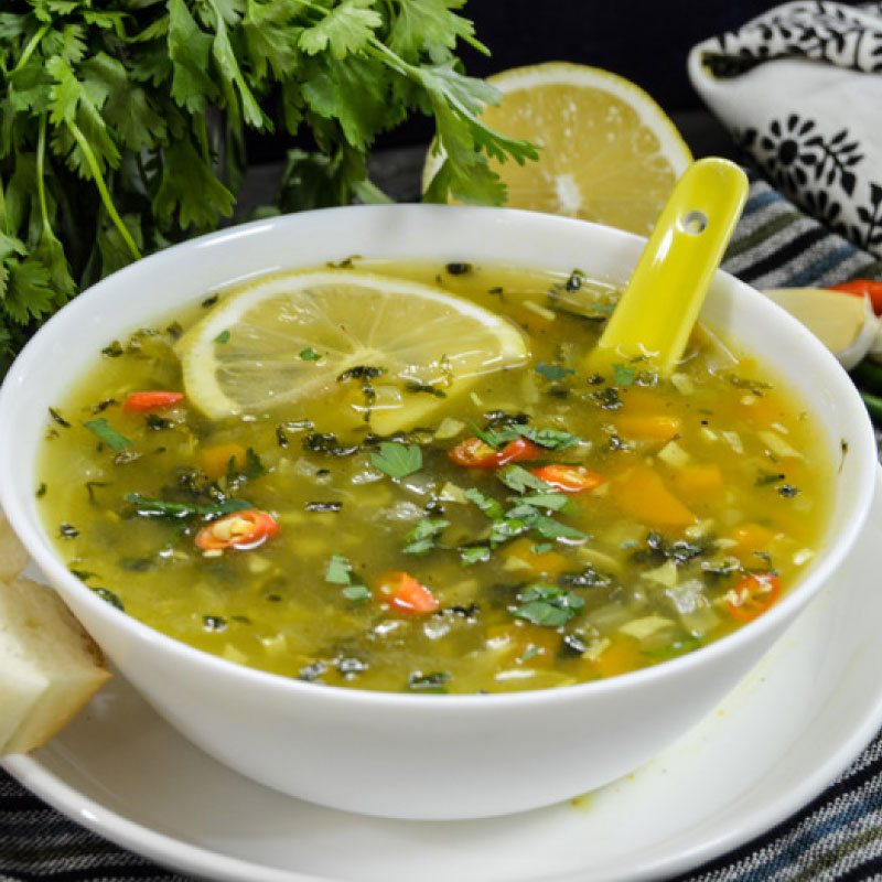 Lemon Coriender Soup (chicken)